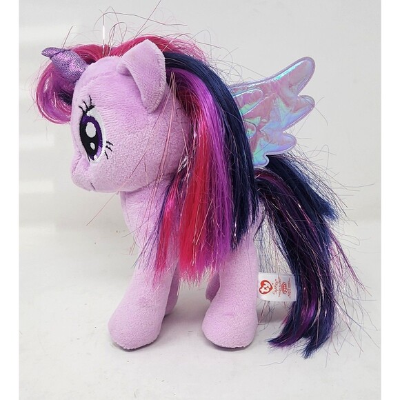 Ty My Little Pony Twilight Sparkle Plush Purple 2015 7 Inch Stuffed Toy - Picture 4 of 12